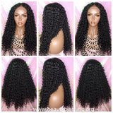 Glueless Wig Water Wave Deep Wave Natural Wave Hair Lace Front Wig Preplucked Lace Front Wig Premium Fiber Hair - Beauty Blessing Wigs & Hair Extensions Boutique