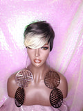 Pixie Cut Tapered Short Cut Blonde Bang Hair Wig Pixie Cut Wig Brown Blonde Wig - Beauty Blessing Wigs & Hair Extensions Boutique