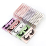 Wholesale Eyelashes 20/30/40/150pcs 3D Natural Lashes Natural Makeup False Lashes Fluffy Wispy Eyelashes Set with Lash Brushes - Beauty Blessing Wigs & Hair Extensions Boutique