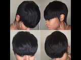 Sassy Pixie Cut Brazilian Remy 100% Human Hair Wig - Beauty Blessing Wigs & Hair Extensions Boutique