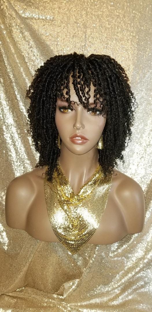 Soft Kinky Twist Locs Natural Style Full Cap Premium Fiber Hair  Wig - Beauty Blessing Wigs & Hair Extensions Boutique