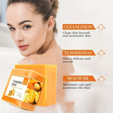 Turmeric Soap Bar for Face and Body, Natural Turmeric Soap, Moisturizing Deep Cleansing, Gentle Soap For All Skin Types 2pcs 100g