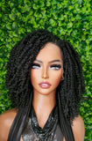 Passion Twist Glueless Lace Front Wig Natural Kinky Knotless Twist HD Lace Wig Flexible Lace Wig Bob Braid Wigs With Baby Hairs