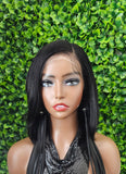 Black Hair Bob Hairstyle: Brazilian Remy Human Hair Lace Front Wig