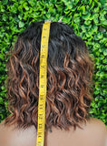 Brown Auburn Loose Wave Lace Wig: 5" Deep Lace Part, Glueless Fashion Hair