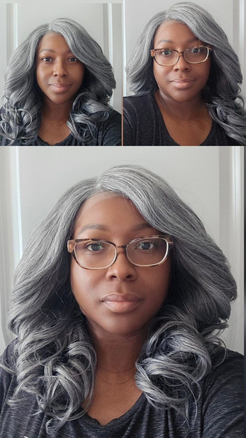 Glueless HD Transparent Lace Front Wig with Swoop Bang- Pre Plucked Beginner Friendly, Natural Hairline, Ready To Wear, Easy Install, Wig - Beauty Blessings LLC