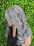 Glueless HD Transparent Lace Front Wig with Swoop Bang- Pre Plucked Beginner Friendly, Natural Hairline, Ready To Wear, Easy Install, Wig - Beauty Blessings LLC