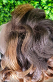Body Wave Ombre Brown Strawberry Blonde Auburn Wig: HD Lace Front, Yaki Texture - Beauty Blessings LLC