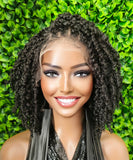 Short Yanky Twist Wig | Natural Twist Braid Wig | Protective Style Wig | Curly Twist Wig | Lace Front Twist Wig | African Twist Wig - Beauty Blessings LLC