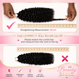 100% Human Hair Burmese Curly Crochet Hair Extensions | Feather Crochet Hair for Natural Braids