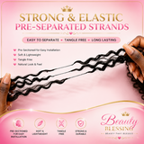 100% Human Hair Burmese Curly Crochet Hair Extensions | Feather Crochet Hair for Natural Braids