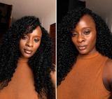 100% Human Hair Burmese Curly Crochet Hair Extensions | Feather Crochet Hair for Natural Braids
