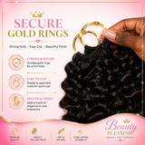 100% Human Hair Burmese Curly Crochet Hair Extensions | Feather Crochet Hair for Natural Braids