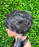 salt pepper gray wig