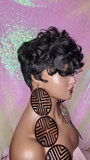 short curly mohawk wig