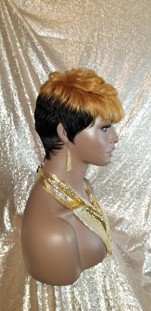 Pixie Cut Remy Human Hair Wig - Beauty Blessing Wigs & Hair Extensions Boutique