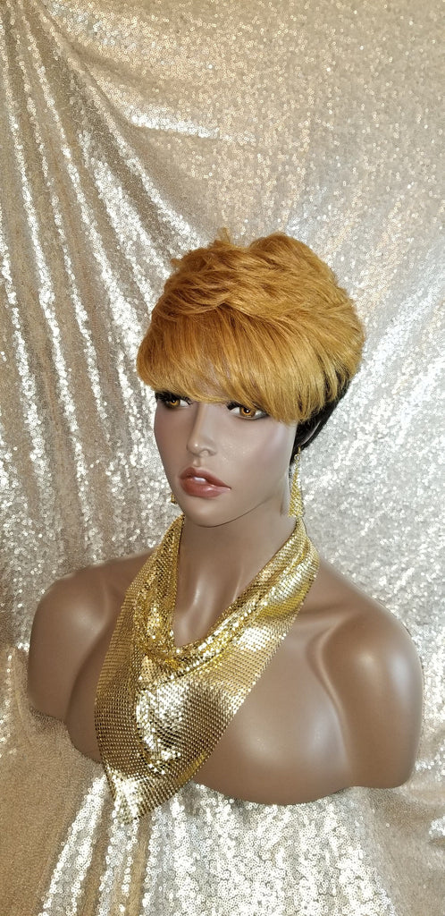 Pixie Cut Remy Human Hair Wig - Beauty Blessing Wigs & Hair Extensions Boutique