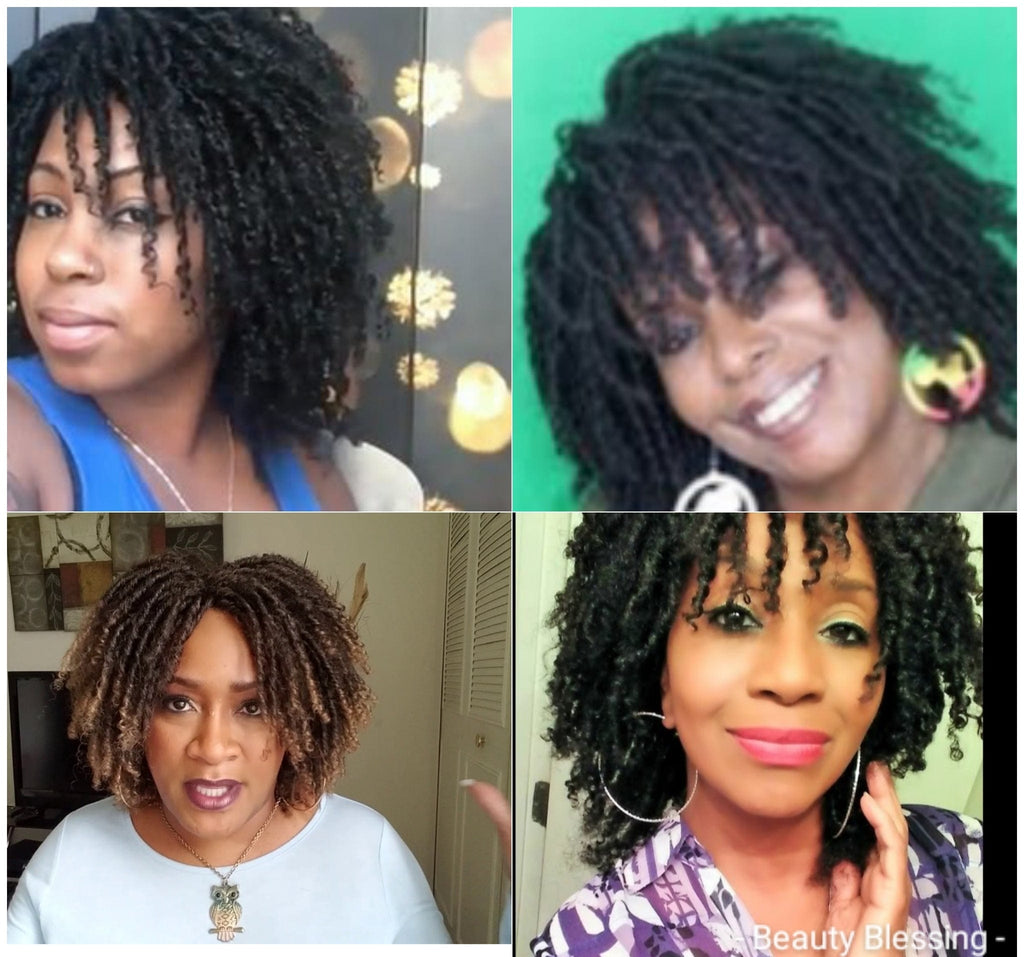 Soft Kinky Twist Locs Natural Style Full Cap Premium Fiber Hair  Wig - Beauty Blessing Wigs & Hair Extensions Boutique