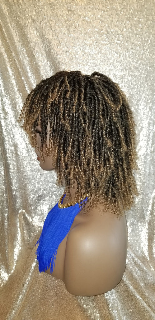 Soft Kinky Twist Locs Natural Style Full Cap Premium Fiber Hair  Wig - Beauty Blessing Wigs & Hair Extensions Boutique