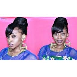 2pcs Hair Ponytail Bun/Swoop Bang Set - Beauty Blessing Wigs & Hair Extensions Boutique