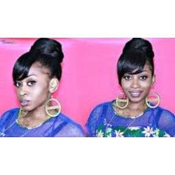 2pcs Hair Ponytail Bun/Swoop Bang Set