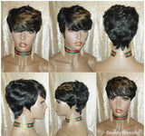 Sassy Pixie Cut Brazilian Remy 100% Human Hair Wig - Beauty Blessing Wigs & Hair Extensions Boutique