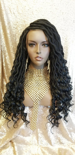 Goddess Locs Flexible Lace Front Wig
100% Premium Fiber Hair - Beauty Blessing Wigs & Hair Extensions Boutique