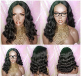 Loose Deep Wave Lace Wig Women Black Blonde Auburn Ombre Wigs - Beauty Blessing Wigs & Hair Extensions Boutique