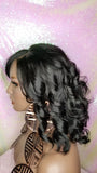 Duby Curl Silky Brazilian Remy 100%Human Hair Lace Wig - Beauty Blessing Wigs & Hair Extensions Boutique