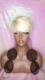 Short Hair Cut Pixie Cut Peruvian Remy Human Hair Wigs Blonde Wigs - Beauty Blessing Wigs & Hair Extensions Boutique