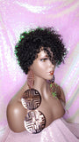 Wig Razor Pixie Cut Corkscrew Straw Curl Hair Wig Short Natural Hairstyle Wig Peruvian Remy 100% Human Hair Wig - Beauty Blessing Wigs & Hair Extensions Boutique