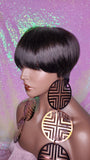 Celebrity Inspired Style Pixie Cut Brazilian Remy 100%Human Hair Wig Black Hair - Beauty Blessing Wigs & Hair Extensions Boutique