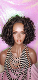 Half Wig Kinky Afro Roller Set Curl Premium Fiber Half Wig - Beauty Blessing Wigs & Hair Extensions Boutique
