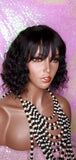 Deep Wave Natural Wave Bob Mink Brazilian Virgin Remy Human Hair Wig - Beauty Blessing Wigs & Hair Extensions Boutique