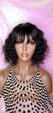 Deep Wave Natural Wave Bob Mink Brazilian Virgin Remy Human Hair Wig - Beauty Blessing Wigs & Hair Extensions Boutique