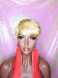 Pixie Cut Straight Boy Cut Wig Brazilian Remy Human Hair  Swoop Bang Wig Layered Tapered Cut Women Blonde Auburn Hair Glueless Wig - Beauty Blessing Wigs & Hair Extensions Boutique