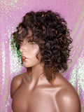 Short Loose Curl Style
Curly Brazilian Remy 100% Human Hair Full Cap Wig. - Beauty Blessing Wigs & Hair Extensions Boutique