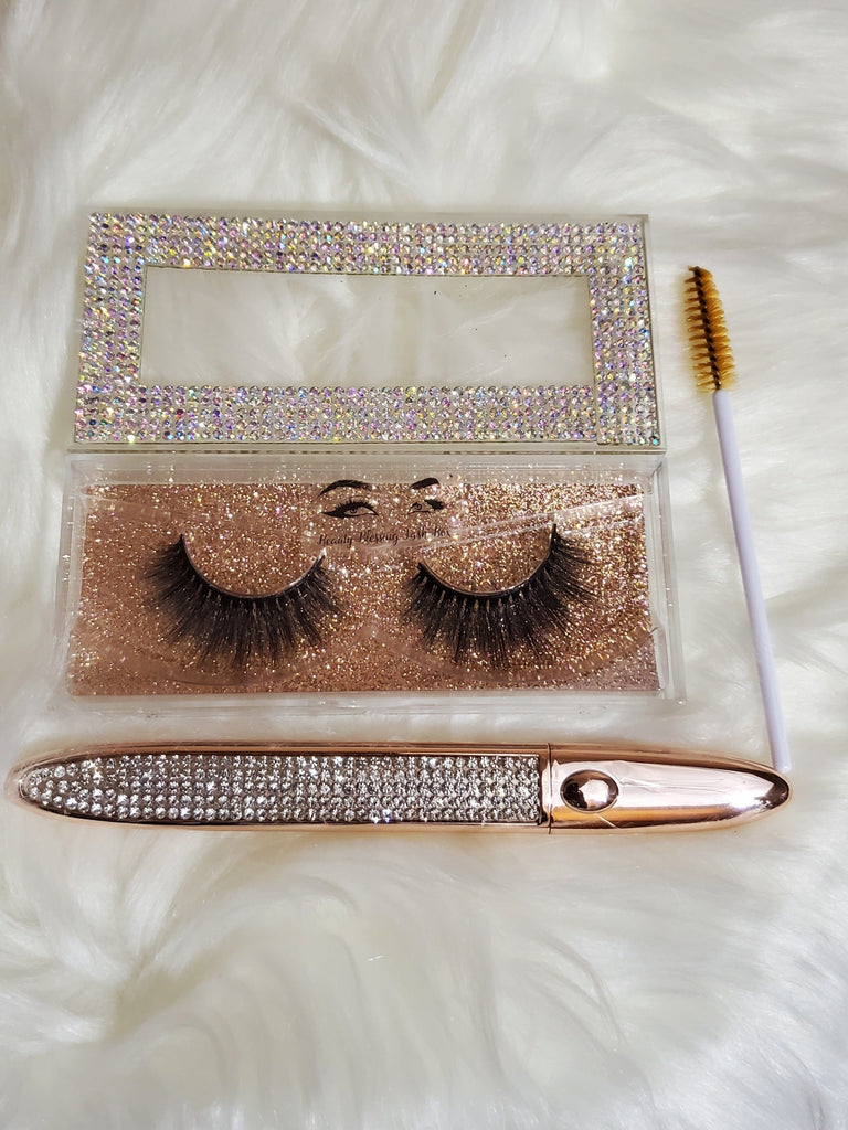 Eyelashes Lashes Set Diamond Glue Pen Set - Beauty Blessing Wigs & Hair Extensions Boutique