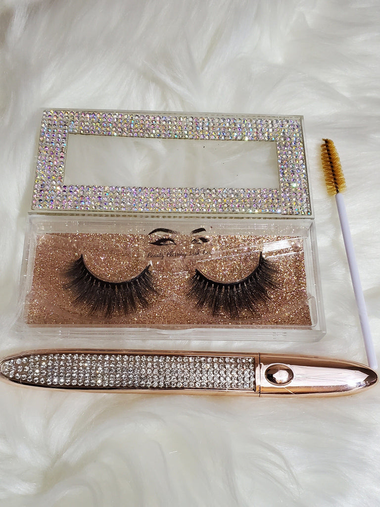 Eyelashes Lashes Set Diamond Glue Pen Set - Beauty Blessing Wigs & Hair Extensions Boutique