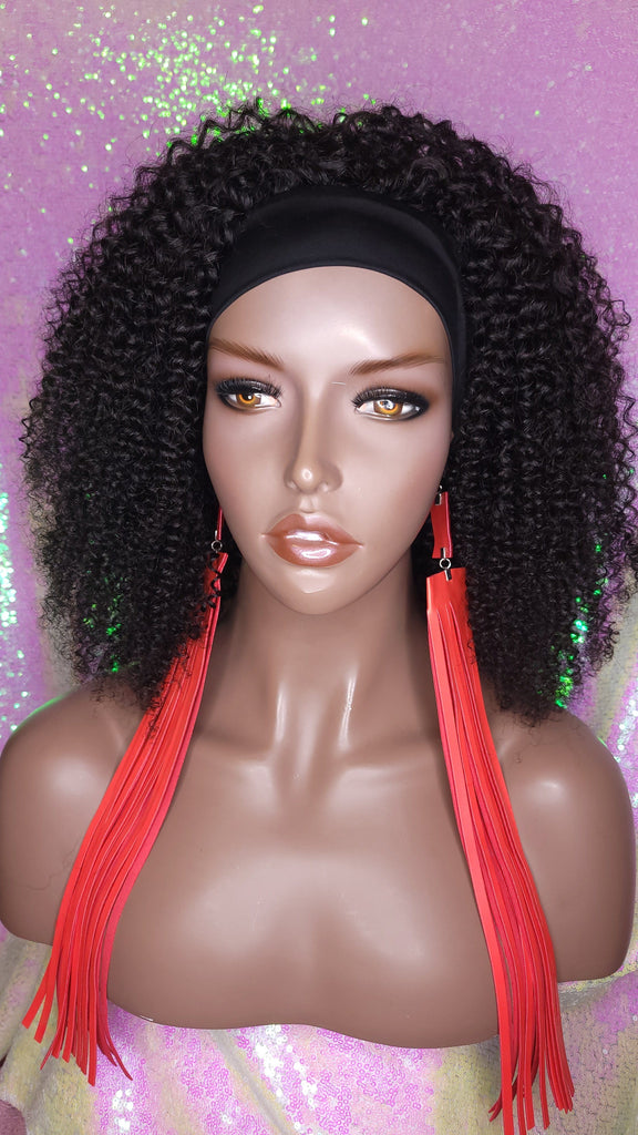 Bohemian Jerry Curl Afro Kinky Curl Brazillian Remy Human Hair Headband Wig - Beauty Blessing Wigs & Hair Extensions Boutique