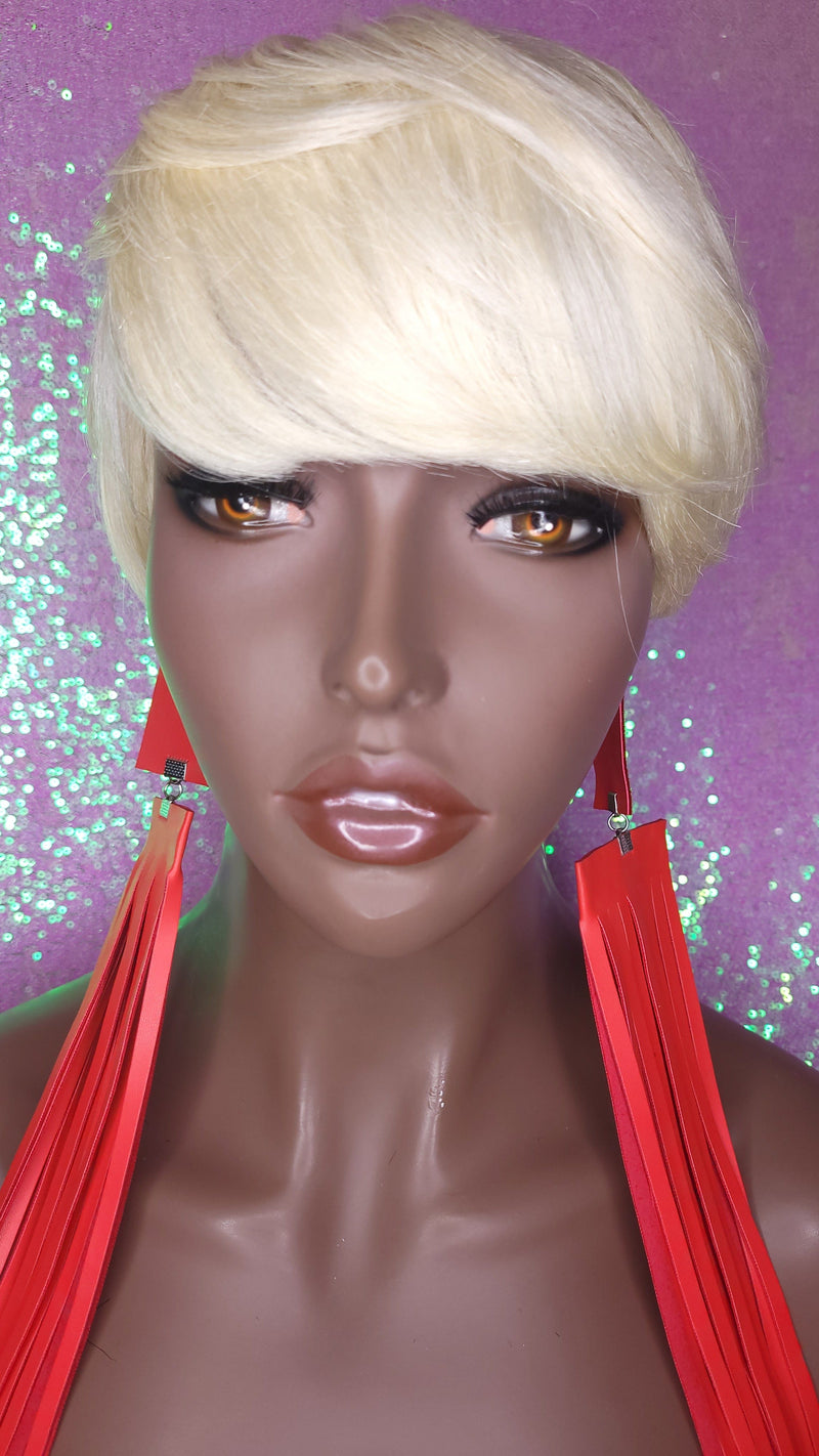 Blonde Human Hair Pixie Short Cut Layered Bang Style Hair Wig Vogue Fashion Blonde Remy Hair Wig Full Cap Wig - Beauty Blessing Wigs & Hair Extensions Boutique