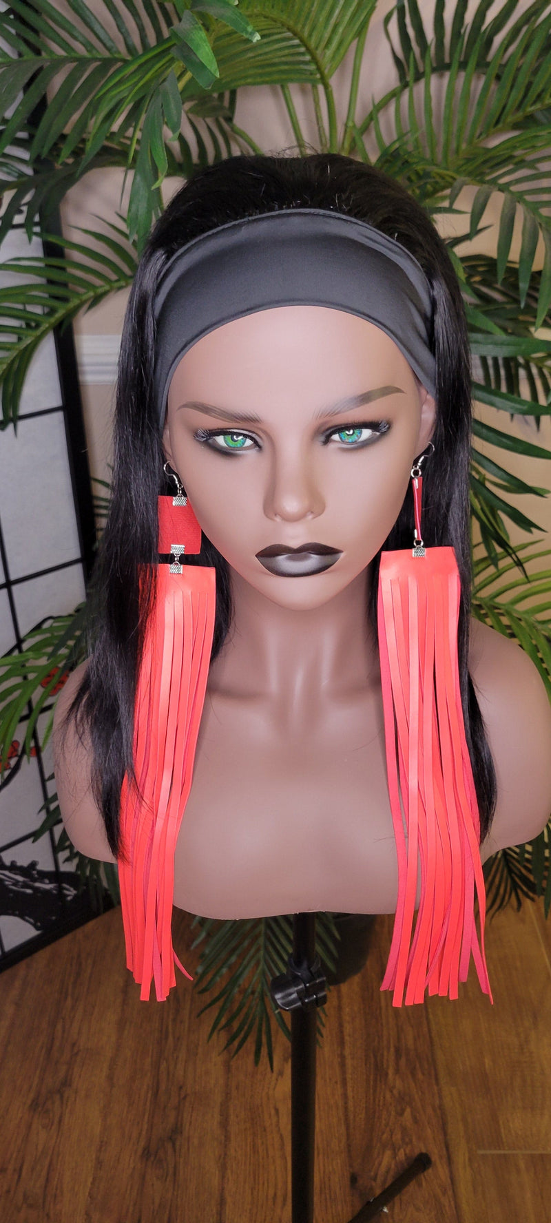 Headband Wig Straight Hair Brazilian Remy 100% Human Hair Natural Hair Wig Hair Wrap Trendy Affordable Headband Wig - Beauty Blessing Wigs & Hair Extensions Boutique