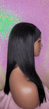 Headband Wig Straight Hair Brazilian Remy 100% Human Hair Natural Hair Wig Hair Wrap Trendy Affordable Headband Wig - Beauty Blessing Wigs & Hair Extensions Boutique