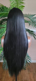 Long Straight Lace Front Lace Wig Soft Hair Natural Hairline Glueless Pre-Plucked Lace Wig