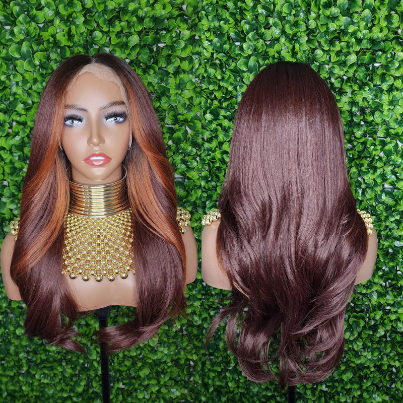 Loose Curl Lace Front Pre-Plucked Hairline Lace Wig Soft Hair Natural Hairstyle Glueless Lace Wig With Baby Hairs - Beauty Blessings LLC