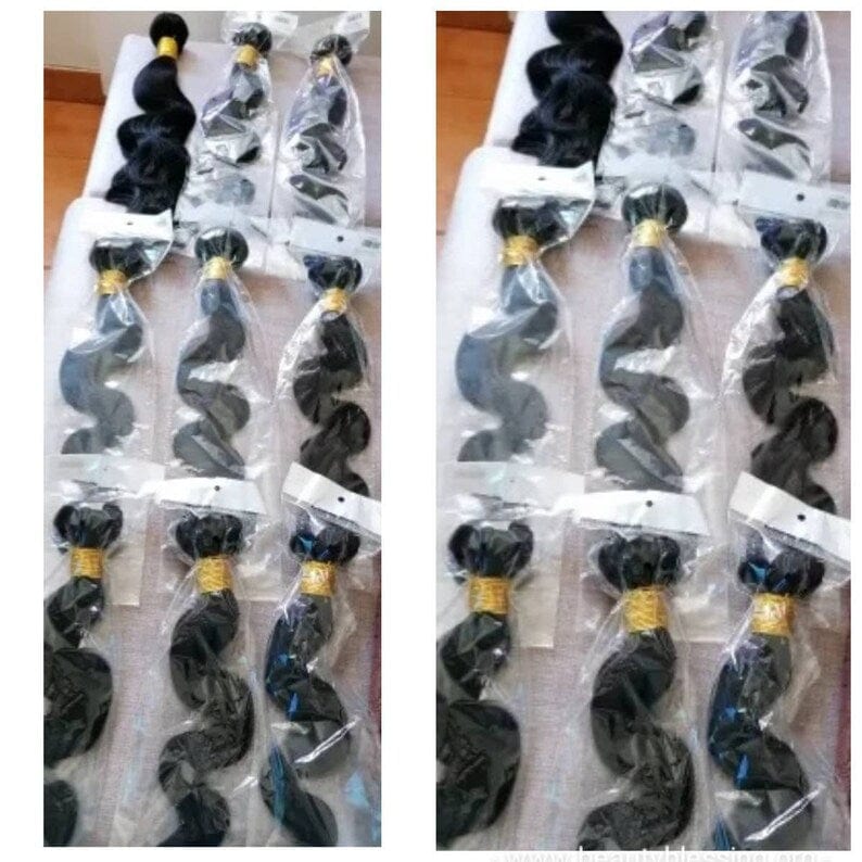 4pcs Thick Hair Bundles Long Body Wave Brazilian Remy Human Hair Weave Bundle Extensions Remy Human Hair 30 32 34 40 inch Bundles