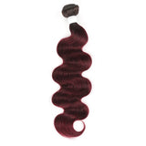 Burgundy Red Brown Blonde Hair Color Human Hair Bundles Brazilian Remy Body Wave Human Hair Extension 8-26 Inch
