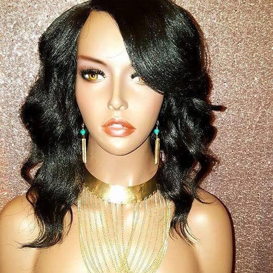 Taraji Inspired Bob Style Premium Fiber Heat Resistant Pre-Cut Lace Wig - Beauty Blessing Wigs & Hair Extensions Boutique
