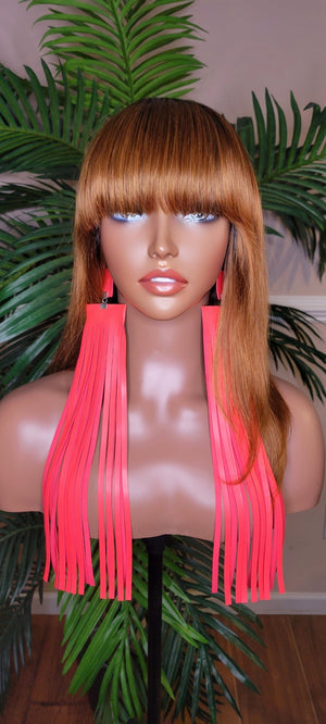 Auburn Hair Color Bob Short China Bang Wig Remy 100% Human Hair Wig Razor Cut Bob Hairstyle Protective Style Cap Wig