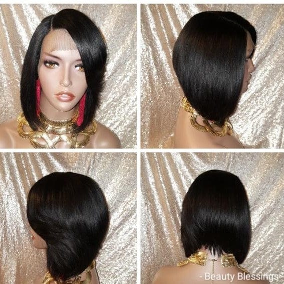BOB 100% Remy Human Hair BOB Style Lace Wig - Beauty Blessing Wigs & Hair Extensions Boutique